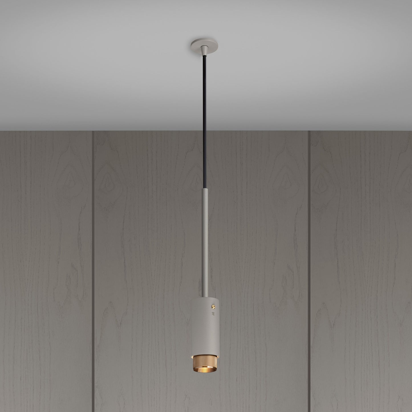 EXHAUST PENDANT / LINEAR  / STONE / BRASS