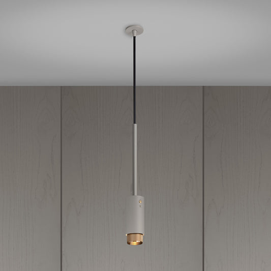 EXHAUST PENDANT / LINEAR  / STONE / BRASS