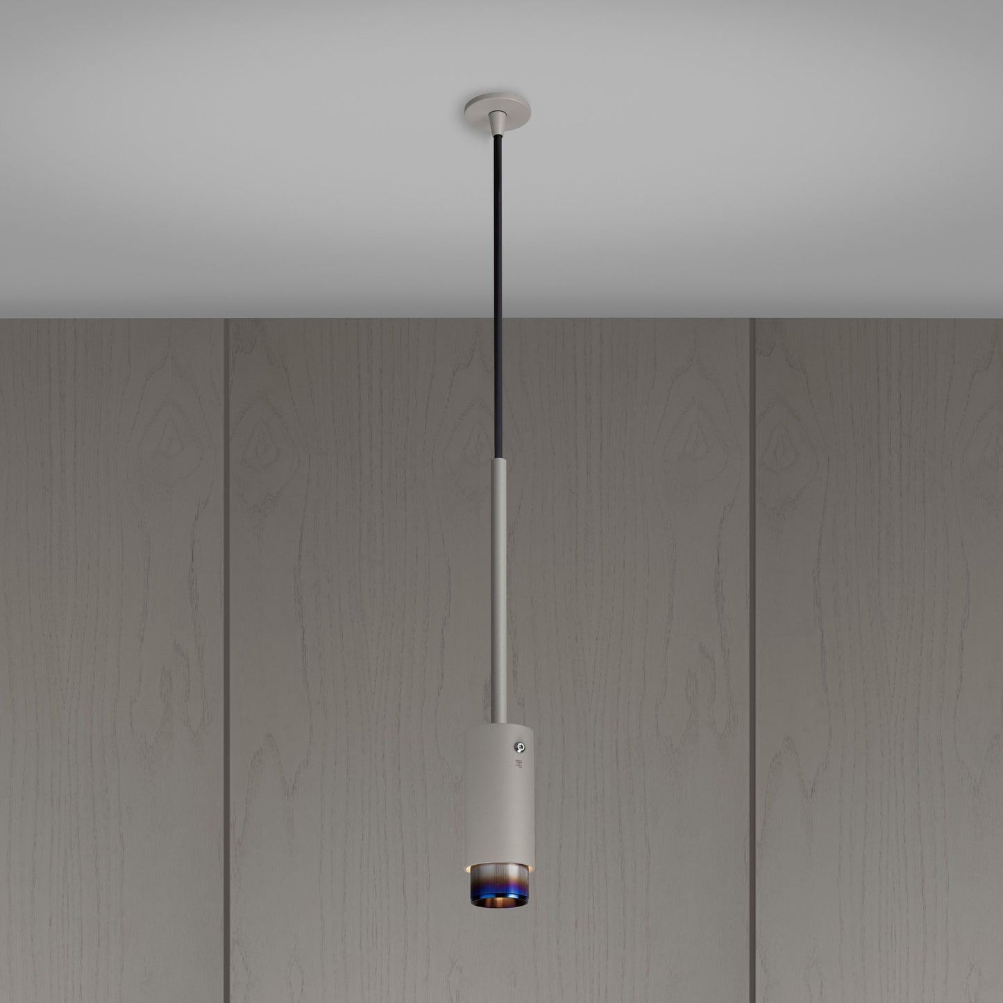 EXHAUST PENDANT / LINEAR  / STONE / BURNT STEEL