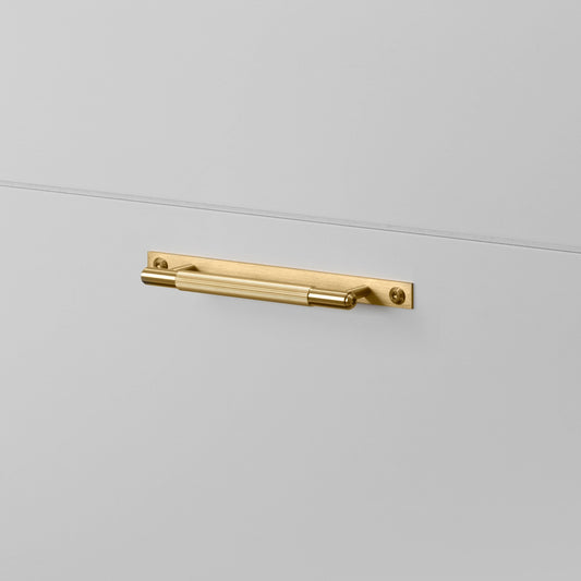 PULL BAR / PLATE / SMALL / LINEAR / BRASS