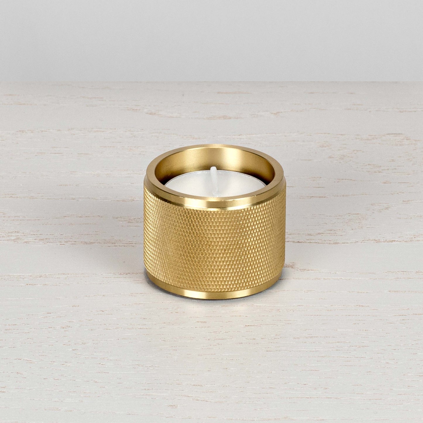 TEALIGHT CANDLE HOLDER / BRASS