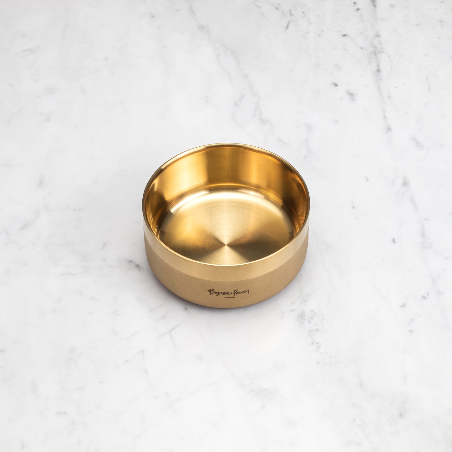 DOG BOWL / SMALL / BRASS