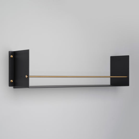 KITCHEN SHELF / GIRDER / BLACK / BRASS