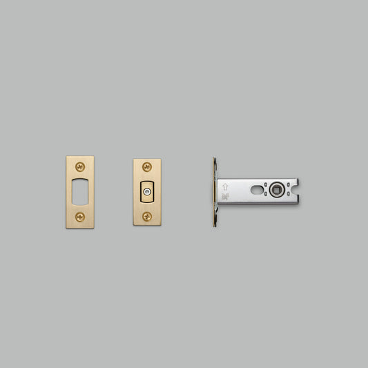 DEADBOLT LATCH / THUMBTURN LOCK / 57MM / BRASS