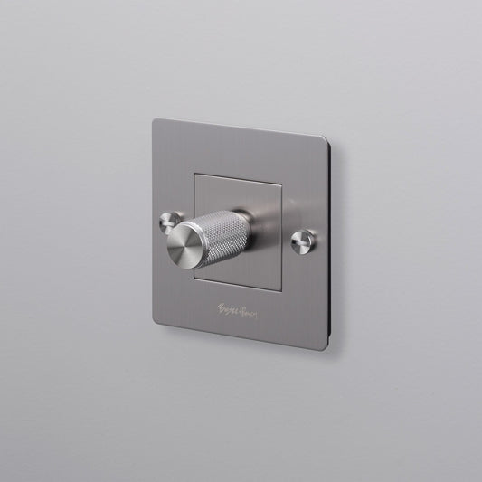 EU 1G DIMMER / 250W LED / STEEL
