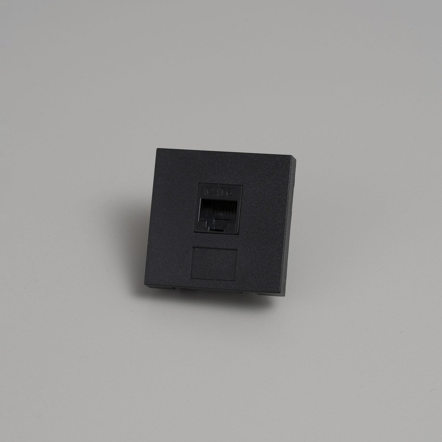 RJ45-MODUL / 45 MM / SCHWARZ