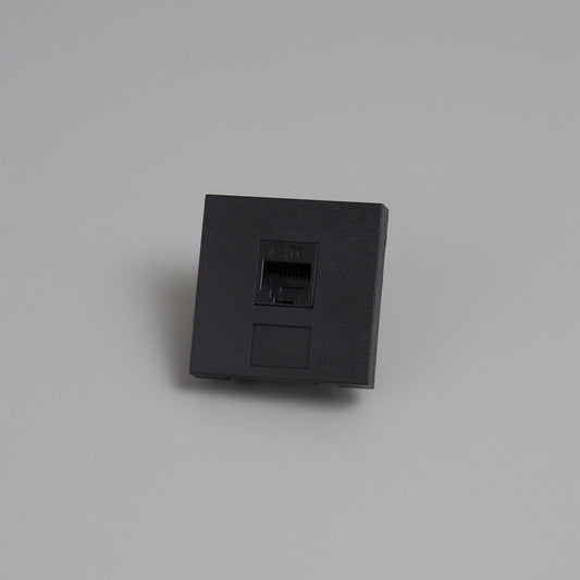 RJ45 MODULE / 45 MM / BLACK