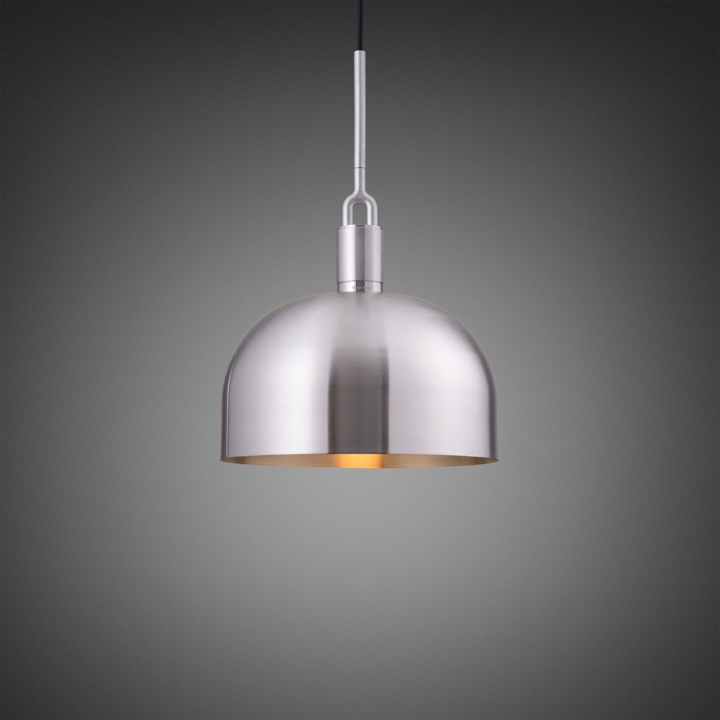 FORKED PENDANT / SHADE /  LARGE / STEEL