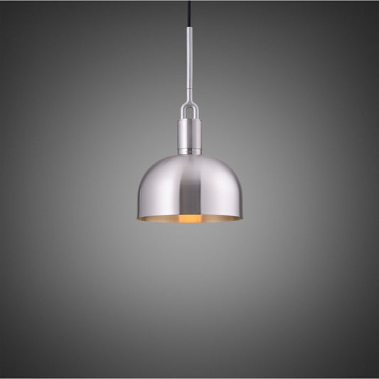 FORKED PENDANT / SHADE / MEDIUM / STEEL