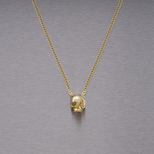 SKULL NECKLACE / TRAVIS BARKER / GOLD