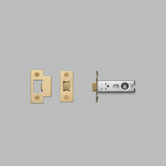 TUBULAR LATCH / DOOR HANDLE / 57MM / BRASS