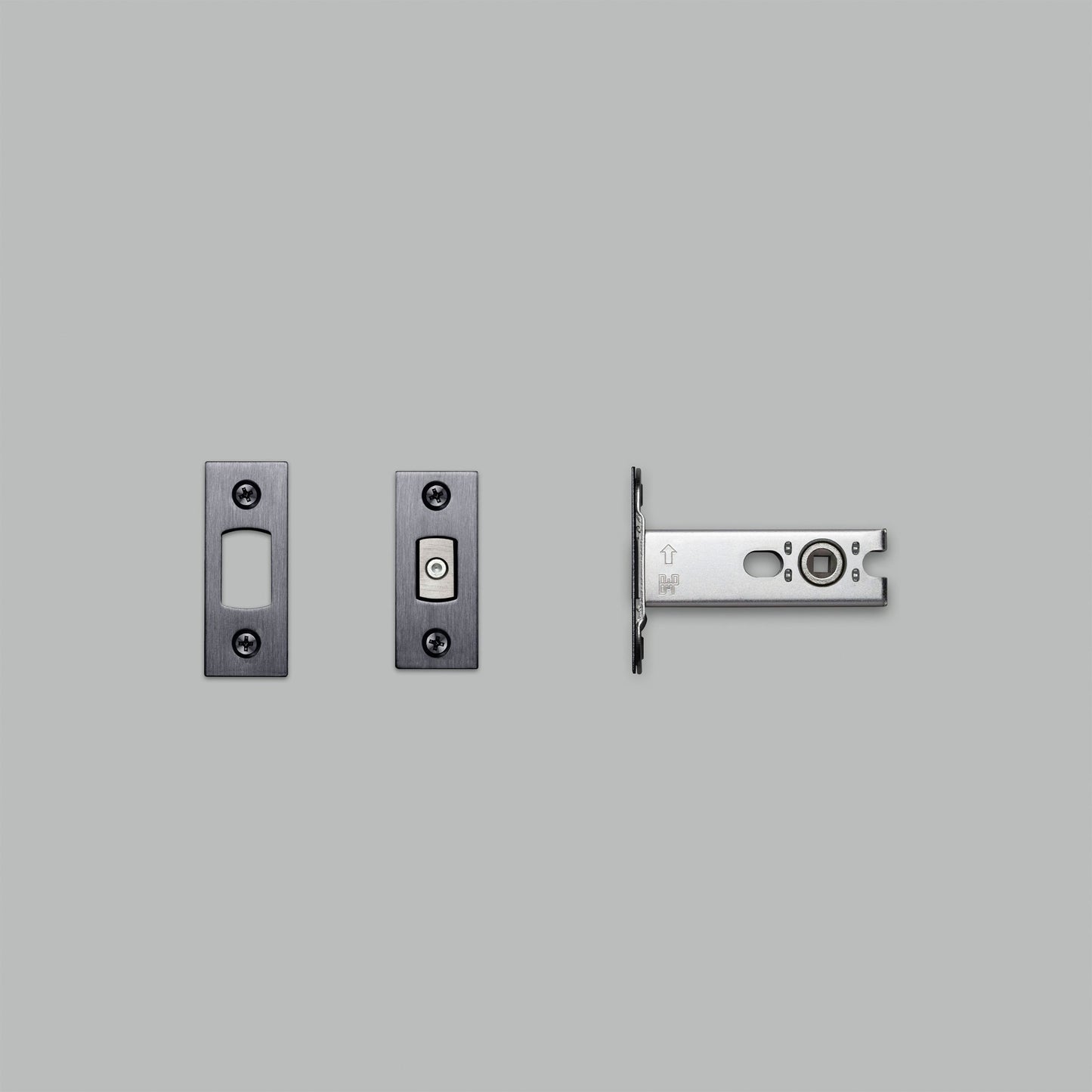 DEADBOLT LATCH / THUMBTURN LOCK / 57MM / GUN METAL